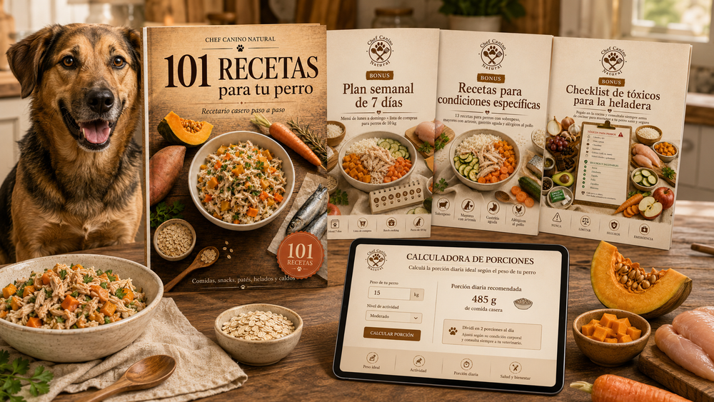 Chef Canino Natural - 101 recetas para tu perro