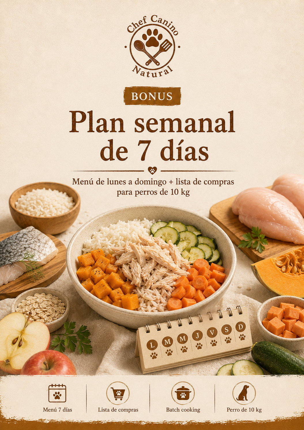 Guía de transición a comida natural